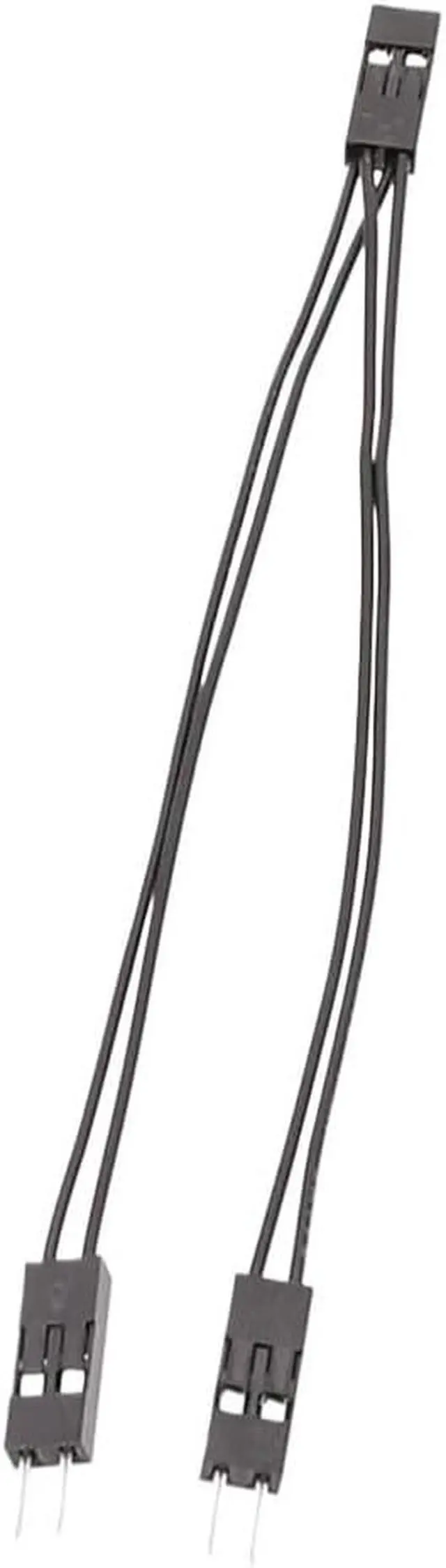 Alt view image 7 of 7 - KUNSR Terminal Wire 2.54mm Single Female to Male 10cm 2 Pins for PC Motherboard Power SW/Reset HDD Hard Drive(10PCS)