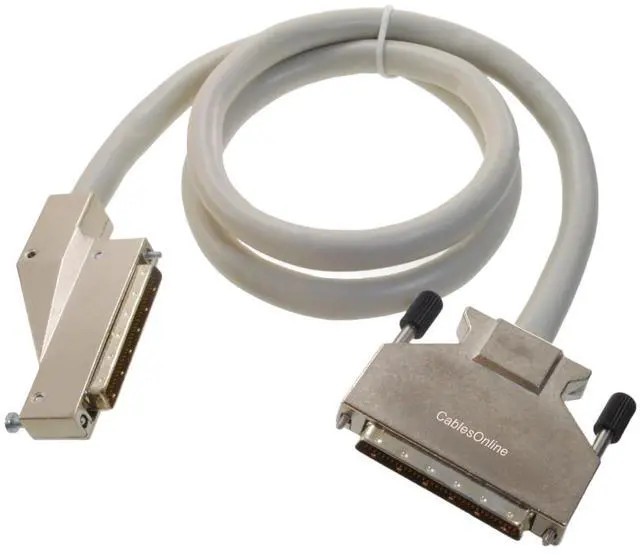 Main image of CablesOnline 3ft SCSI-3 (HPDB68) Right-Angle Male to (HPDB68) 68-Pin Male Cable, SC-3303R