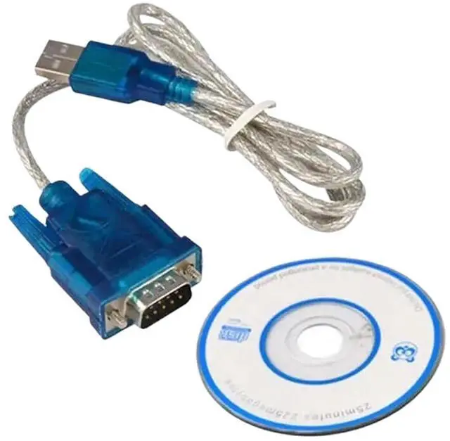 Main image of 80cm USB 2.0 to Serial RS-232 DB9 9Pin Chipset Support Adapter RS232 ch340 Cable Converter