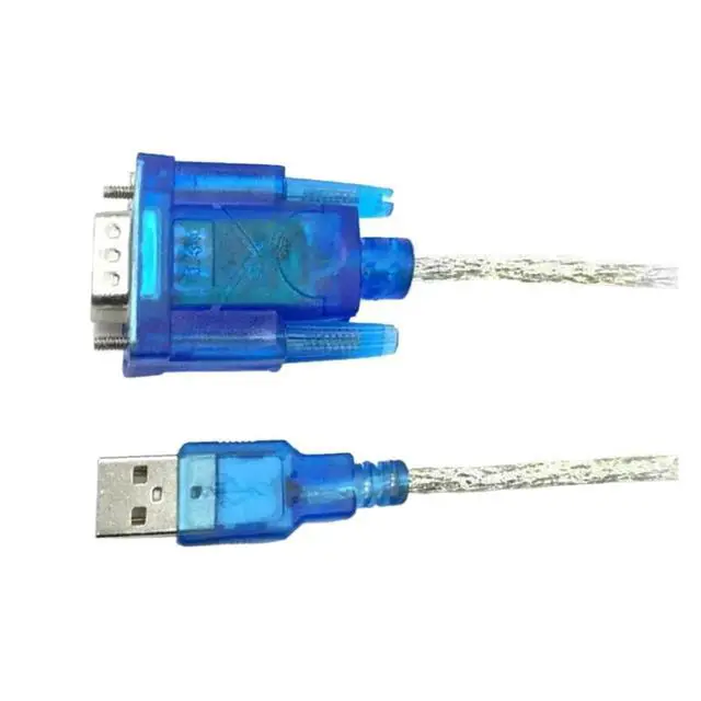 Alt view image 5 of 6 - 80cm USB 2.0 to Serial RS-232 DB9 9Pin Chipset Support Adapter RS232 ch340 Cable Converter
