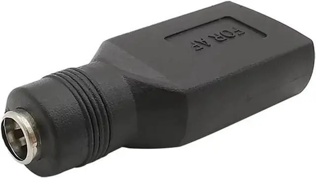 Alt view image 4 of 5 - 2/5Pcs USB 2.0 Female to 5.5 x 2.1mm Female DC Power Adapter USB 5V Connector Charger Converter Black(5Pcs)