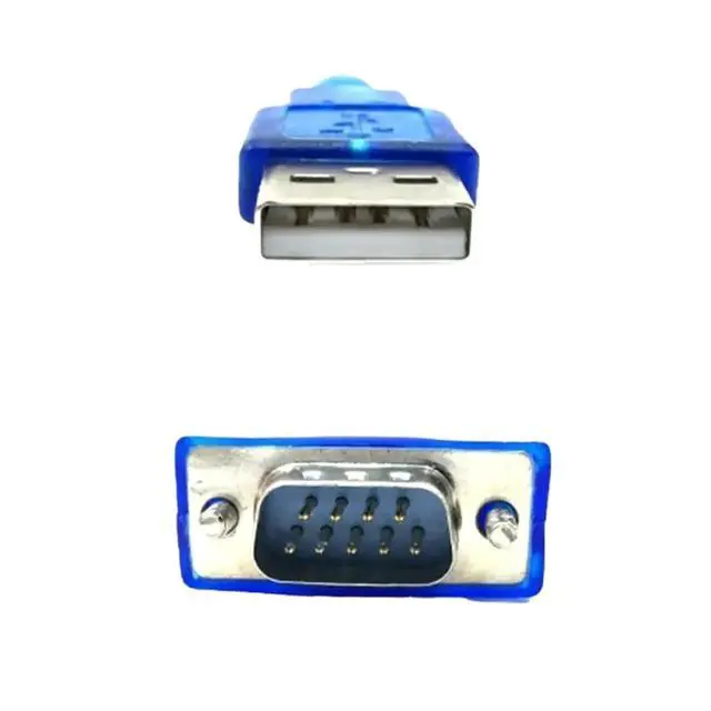 Alt view image 6 of 6 - 80cm USB 2.0 to Serial RS-232 DB9 9Pin Chipset Support Adapter RS232 ch340 Cable Converter