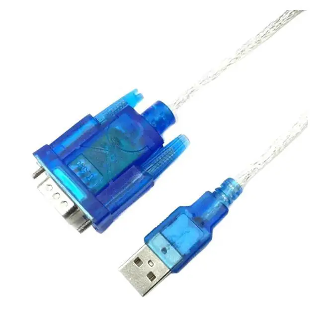 Alt view image 4 of 6 - 80cm USB 2.0 to Serial RS-232 DB9 9Pin Chipset Support Adapter RS232 ch340 Cable Converter