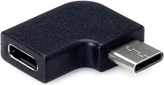 Main image of VALUE USB 3.2 Gen 2 Adapter, USB Type C - C, ST/BU, 90°, Black
