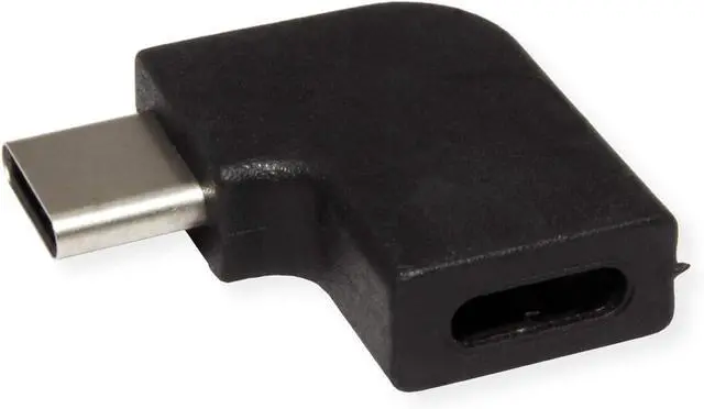 Alt view image 2 of 3 - VALUE USB 3.2 Gen 2 Adapter, USB Type C - C, ST/BU, 90°, Black