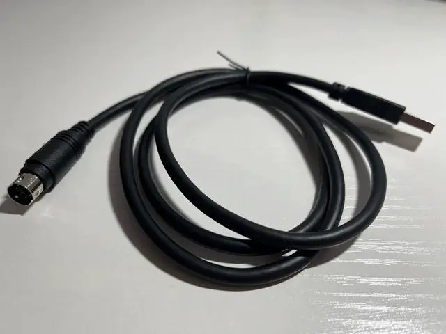 Alt view image 7 of 7 - USB to Mini DIN 7-Pin Data Line for IK IRIG Keys 2 PRO Duo I/O USB Connection Sound Card Cable(1 Meters)