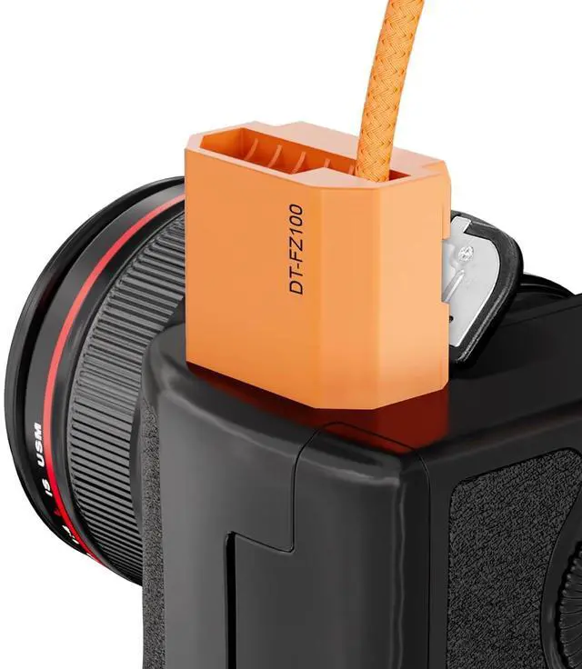 Alt view image 3 of 5 - ZGCINE USB-C PD to FZ-100 Dummy Battery Cable(Braided Wire