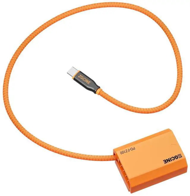 Alt view image 2 of 5 - ZGCINE USB-C PD to FZ-100 Dummy Battery Cable(Braided Wire