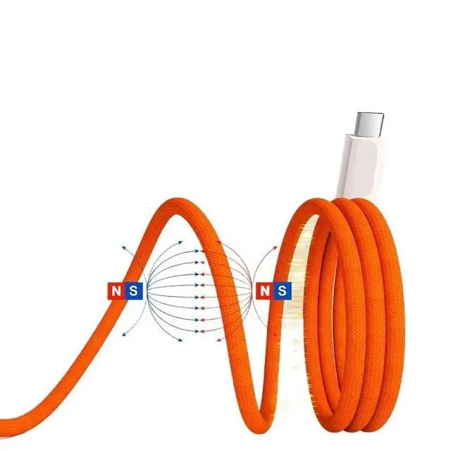 Alt view image 3 of 3 - 240W USB4 Cable 8K60Hz USB C Cable Adapter(Orange)