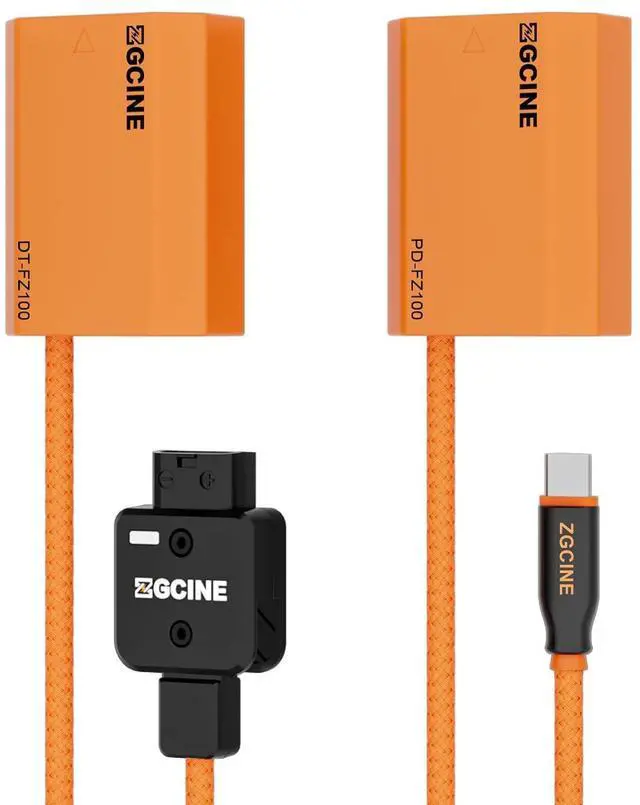 Alt view image 4 of 5 - ZGCINE USB-C PD to FZ-100 Dummy Battery Cable(Braided Wire