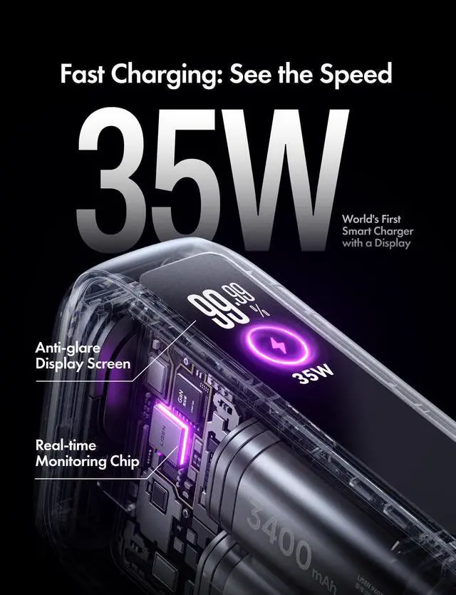 Alt view image 6 of 7 - LISEN Fast Travel Charger USB C Cable 10FT, Chubby 100W USB C to C Fast Charging Cable
