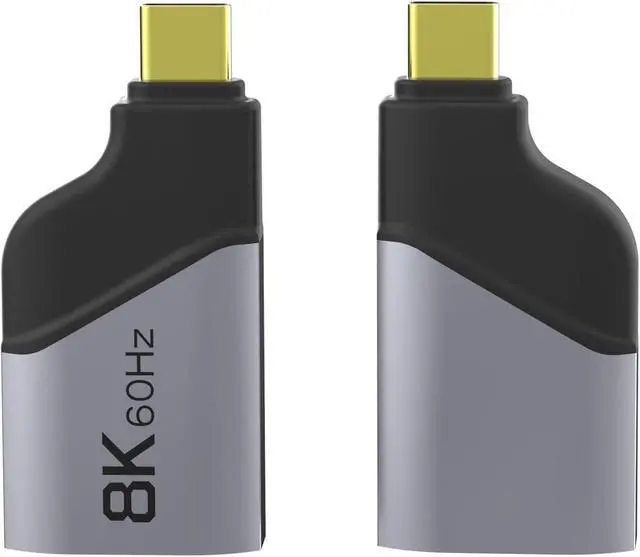 Alt view image 2 of 7 - PremiumCord 8K USB-C to HDMI Adapter M/F, HDMI 2.1, UHD 8K 4320p 60Hz, 4K 2160p 144Hz, HDR10+, HDCP 2.3, 48 Gbps, Aluminium Housing, Space Grey