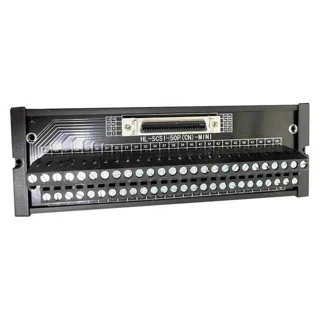 Alt view image 7 of 7 - HL-SCSI-50P SCSI50 50pin Relay Terminals Adapter Board for Servo CN1 ASD-BM-50A for A2/AB 2M(SCSI-mini 3m Cable)