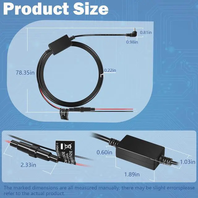 Alt view image 6 of 6 - USB Power Cable (Part No. 010-11131-10) 8V-58V Input / 5V 500mA Output, Ideal for Aviation & Marine Use, Compatible with Approach GarminG3/G5/G6/G7, GLO 2, GLO for Aviation, GTU 10