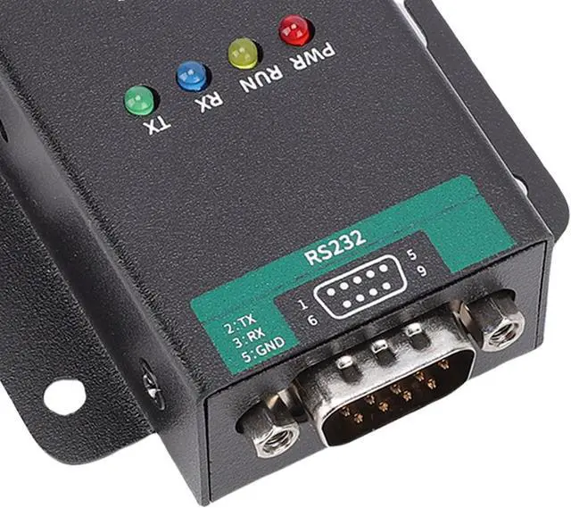 Alt view image 6 of 7 - Naroote RS232 to RJ45 Ethernet Converter RS232 to IP Adapter Serial Ethernet Module with Signal Isolation Power Isolation for Industrial IoT Modbus RTU