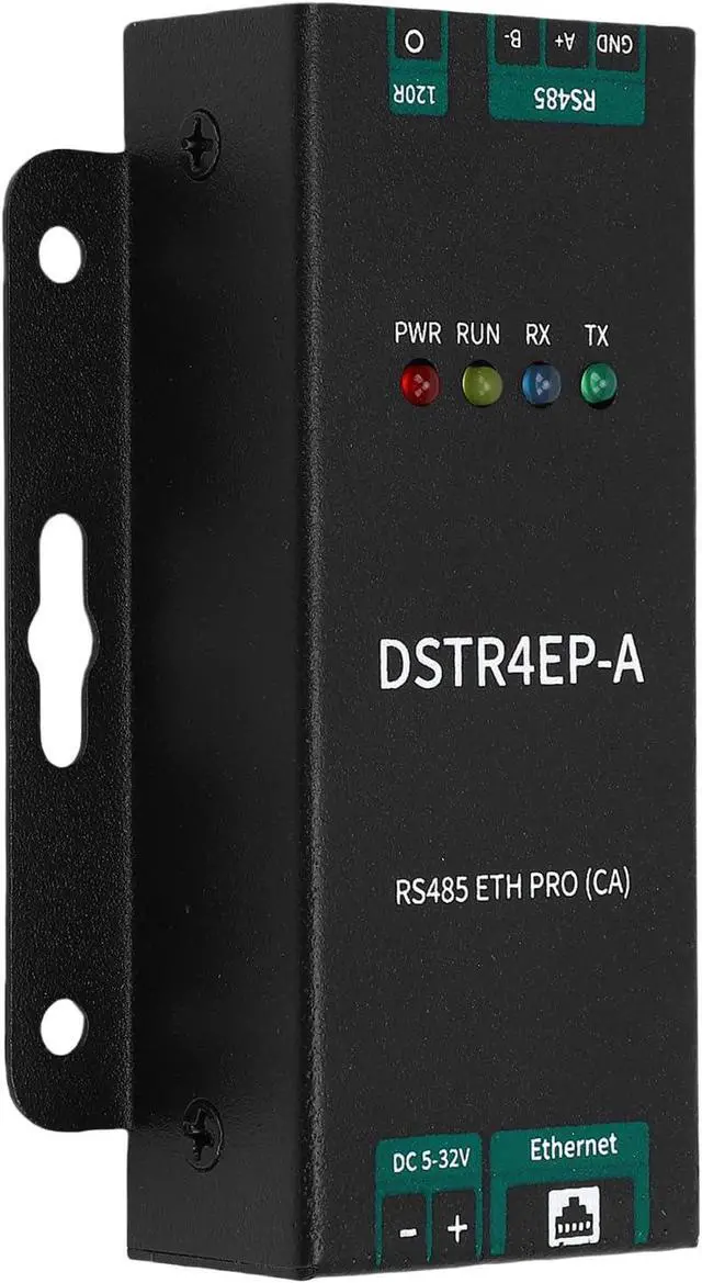 Alt view image 6 of 7 - 485 to Ethernet Converter, Serial to Ethernet Adapter with Signal and Power Isolation for Modbus JSON Realcom Protocol