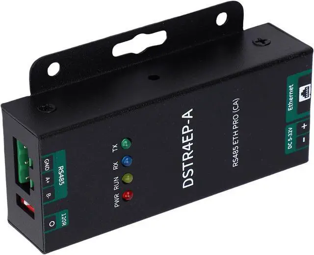 Alt view image 7 of 7 - 485 to Ethernet Converter, Serial to Ethernet Adapter with Signal and Power Isolation for Modbus JSON Realcom Protocol