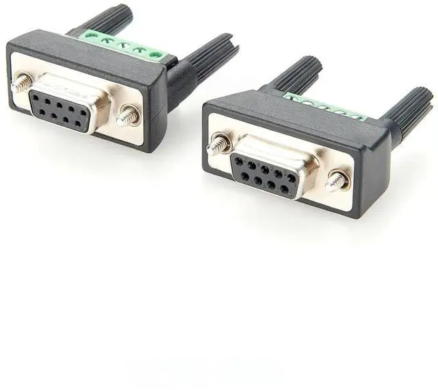 Main image of DB9 to Terminal Block Adapter Mi ni DB9F-to-TB Compatible with Moxa for Industrial Automation and Serial Communication1pc