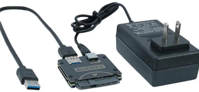 Main image of USB 3.0 to SAS Adapter SAS 29-Pin to USB Converter for 2.5/3.5" SFF-8482 HDD with Power Supply