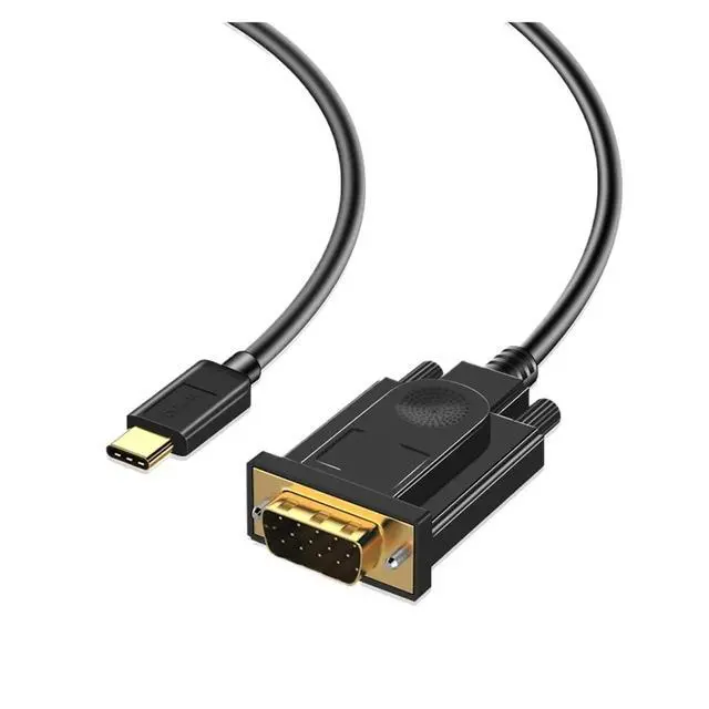 Alt view image 2 of 3 - USB C to V/GA Cord USB3.1 TY>pe to Male Converter Adapter for Chromebook Pixel de*/ll XPS(Red)