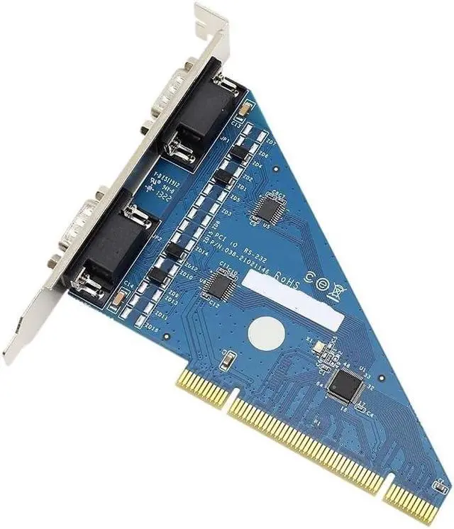 Alt view image 4 of 5 - PCI to RS-232 Serial Card 2 Ports RS232 to Converter DB9 Adapter UT-7702
