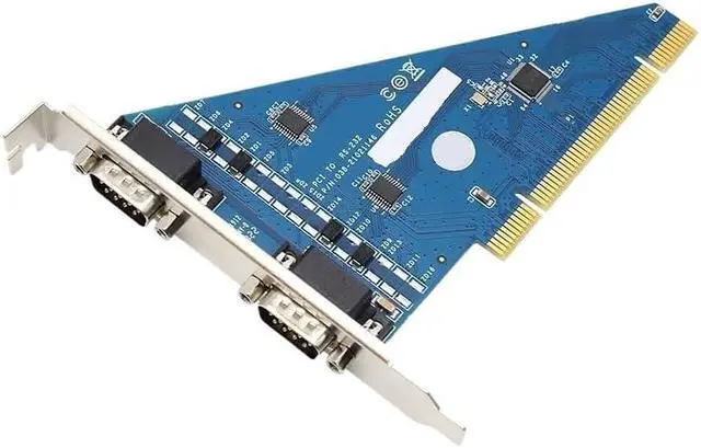 Alt view image 3 of 5 - PCI to RS-232 Serial Card 2 Ports RS232 to Converter DB9 Adapter UT-7702