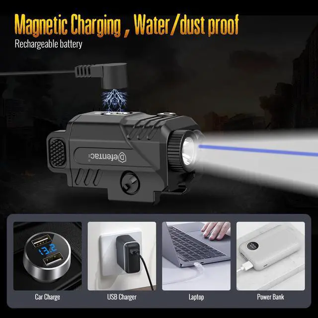 Alt view image 6 of 6 - Defentac Tactical Product, Bundle with Magnetic Charger Cable