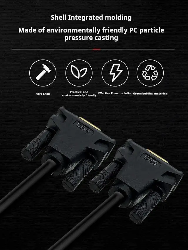 Alt view image 6 of 6 - DB9 Serial Cable RS232 9-Pin Male to Female, 10m Straight-Through Data Cable for PC, POS, Scanner, Industrial Device