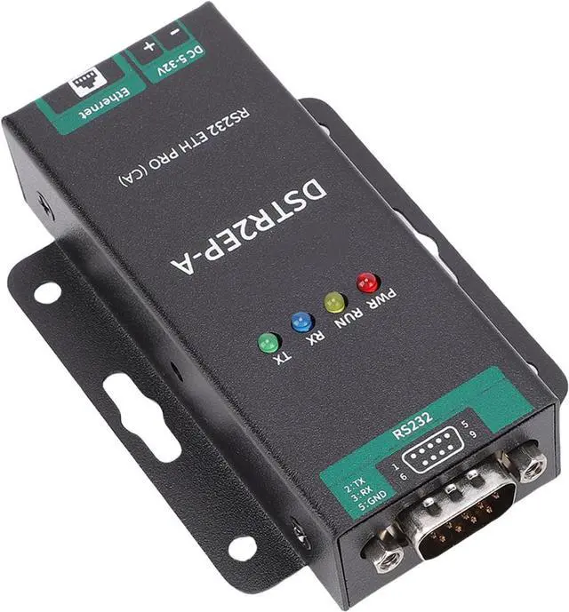 Alt view image 4 of 7 - Industrial Serial Server RS232 ETH PRO CA to RJ45 Ethernet, Bidirectional Transparent Data Forwarding, RS232 ETH Ethernet Adapter, Supports Modbus RTU, Modbus, 645