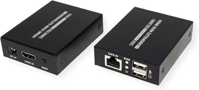 Alt view image 2 of 7 - VALUE KVM extension Via Cat.6/6A, HDMI 4K30, max. 40 m