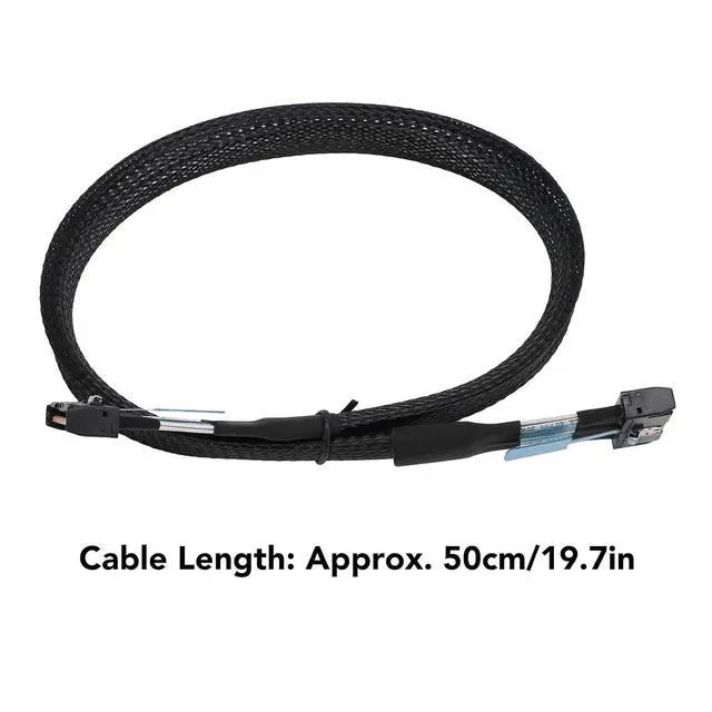 Alt view image 7 of 7 - Mcio 8I to Mcio 8I Cable - High Speed Pcie 5.0 74Pin, 32 Gt S, Mcio X8 to Mcio X8, Ideal for Servers & Data Centers, 19.7in Length