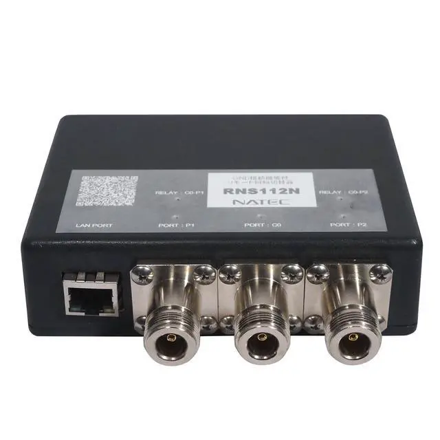 Alt view image 2 of 6 - Natec RNS112N Remote Coaxial Switcher with GND Connectivity Function, Coax Switcher with Ethernet Compatible, Web Browser Control, Lightning Protection via GND Connection, PoE Compatible, 2-Way