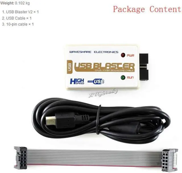 Alt view image 4 of 6 - USB Blaster V2 Download Cable Programmer Debugger Supports FPGA CPLD Device USB 2.0 Interface Connects to PC Supports JTAG AS PS Modes, High-Speed FT245+CPLD Solution @XYGStudy