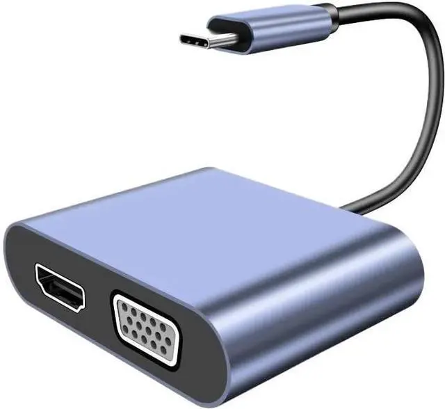 Main image of USB C to VGA Cable USB3.1 Type C to VGA Male Converter(Red)