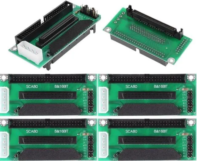 Alt view image 2 of 7 - 4-1PCS SCSI SCA 80 Pin to 68 Pin to 50 Pin IDE Hard Disk Adapter Converter Card Module Board Converter Card Board 10MB/s 1.5MB/s(1PC)