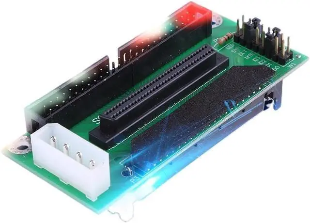 Alt view image 2 of 6 - SCSI SCA 80Pin to 68Pin to 50Pin IDE Hard Disk Adapter Converter Card Board