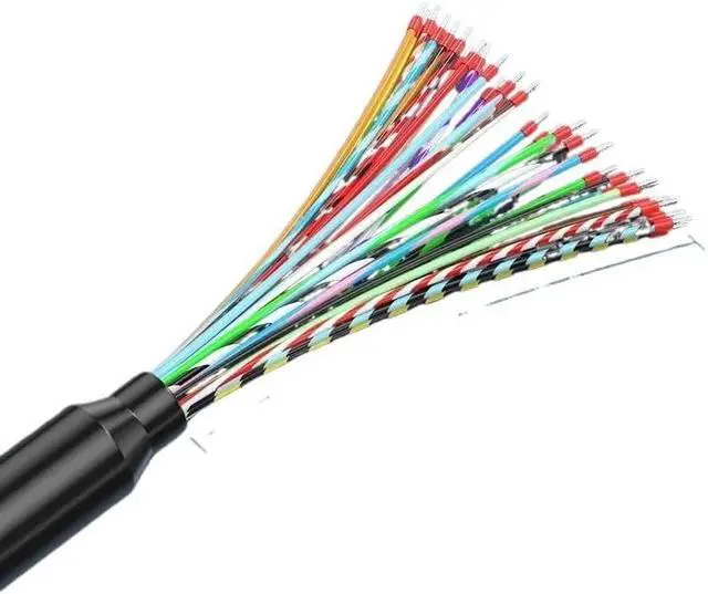 Alt view image 3 of 6 - SCSI Connector Wire with Terminal 14/20/26/36/50Pin MDR Male Servo Receptacles Cable Double-Layer Shielded SCSI Servo Line(CN20P-Screw Style,1M)
