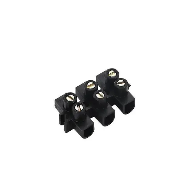 Alt view image 3 of 3 - HFHYDZSW Plastic Terminal Block Wire Connector 10A 20A 30A 60ADual Row 12 Positions Screw Terminal Block Cable Connector Electric Barrier(10pcs,Panel Connector_20A)