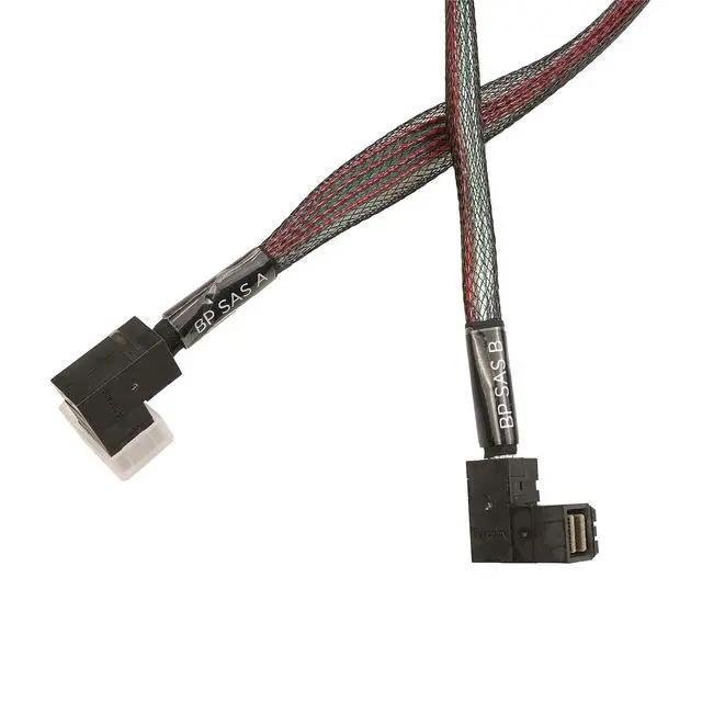 Alt view image 3 of 6 - SAS HD SFF-8643 Cable Replacement for Dell Poweredge R730 LFF 3.5" RAID H730 H730P F7P5J RG13T