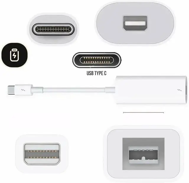 Alt view image 2 of 4 - Compatible for Thunderbolt 2 3to RJ45 Fire 1394B FireWire 800 Adapter Suitable for Mac Computers Equipped with Port(TB 3-2)