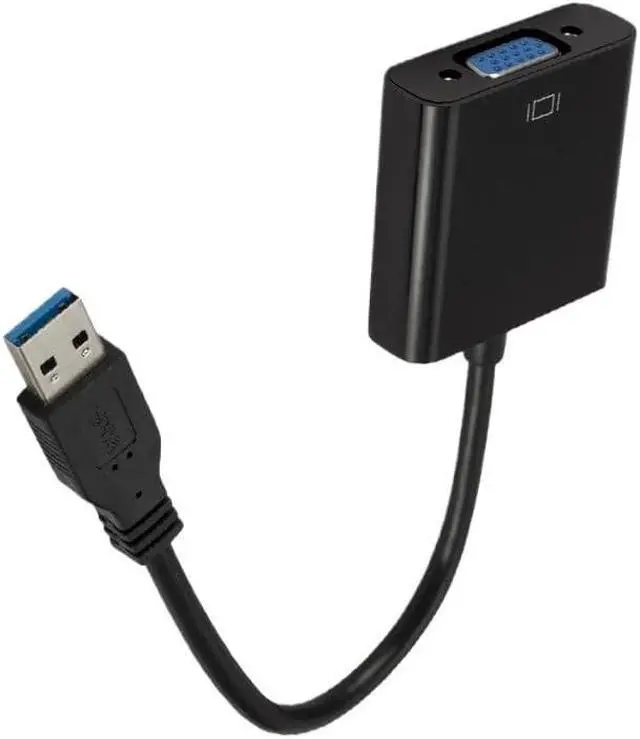 Alt view image 3 of 5 - USB 3.0 to VGA Adapter External Video Card Multi Display Converter