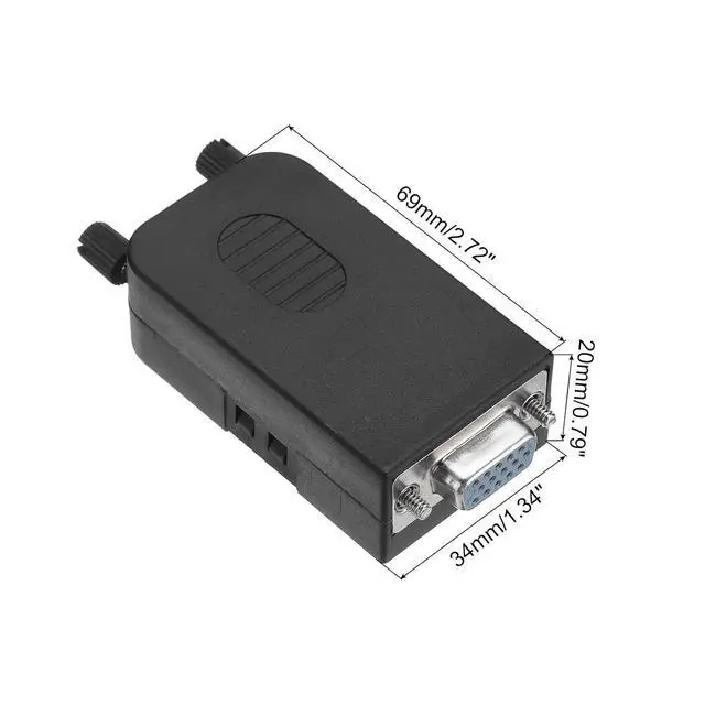 Alt view image 2 of 4 - D-sub Connector Female Socket Male Serial Port Terminal Breakout Block Adapter HIEUBBE329