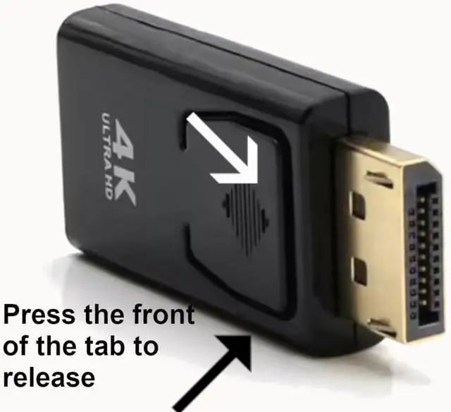 Alt view image 4 of 6 - Kyper USKyper-594K (10 Pack) 4K DisplayPort to HDMI Cable, 24K Gold Plated, Uni-Directional Passive Adapter, Compatible with HP, NVIDIA, Dell, PC, Laptop, Monitor, HDTV, Projector
