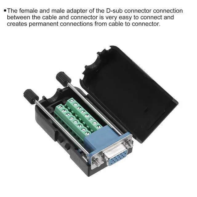 Alt view image 3 of 4 - D-sub Connector Female Socket Male Serial Port Terminal Breakout Block Adapter HIEUBBE329