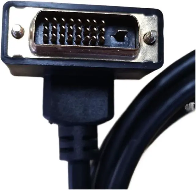Alt view image 2 of 6 - HDMI Compatible to 90 Degree DVI 24+1 Connection HDMI Compatible to DVI High-Definition Connection Cable 1.2 Meters