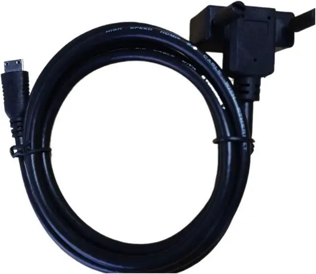 Alt view image 6 of 6 - HDMI Compatible to 90 Degree DVI 24+1 Connection HDMI Compatible to DVI High-Definition Connection Cable 1.2 Meters
