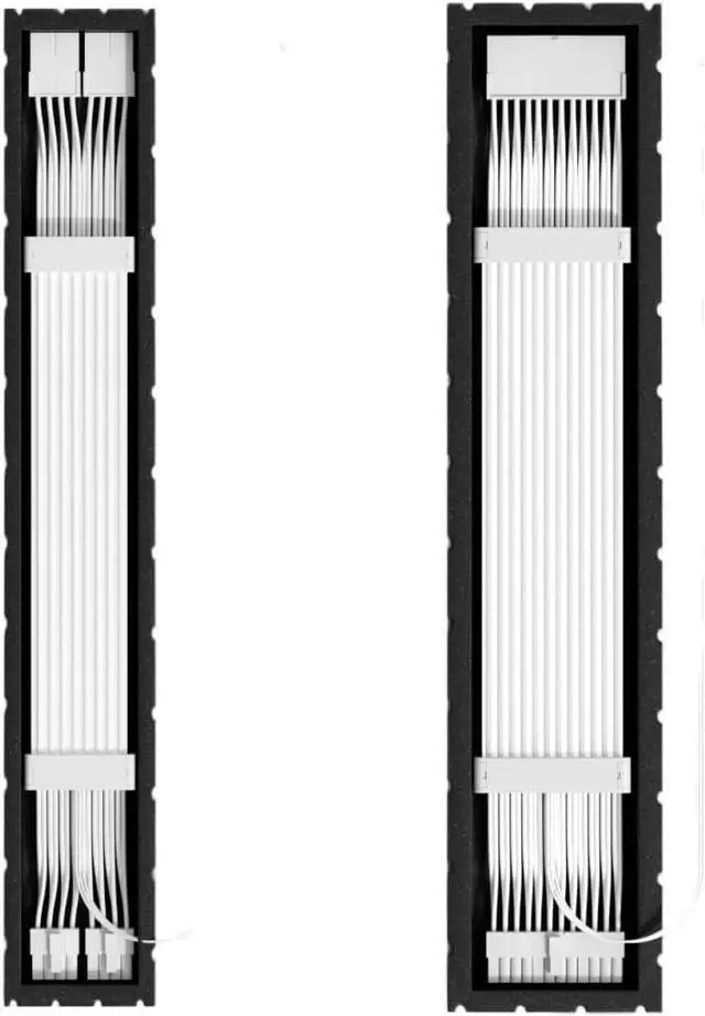 Main image of KUNSR ARGB PSU Power Extension Cable L*/ED Light Strip 24PIN Motherboard Power Extension Cable Flexible Light DIY Kit(24 PIN and 2x8 PIN)
