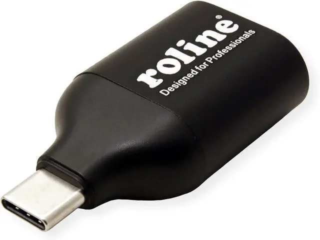 Alt view image 3 of 5 - Roline Display Adaptor USB Type C to VGA