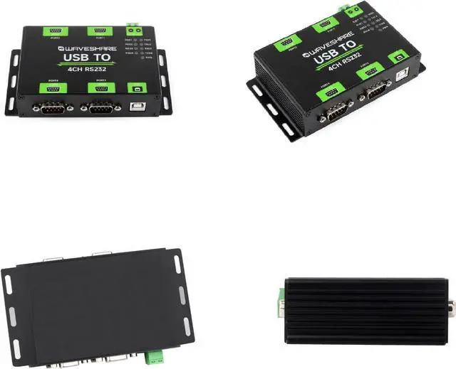 Main image of TUOPUONE Industrial Isolated USB to 4-Ch RS232 Converter, USB to Serial Adapter, Original FT4232HL Chip, Mac/Linux/Android/Windows Multi-OS Compatible, RS232 Male Port (USB to 4CH RS232)