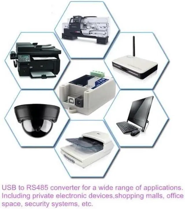 Alt view image 6 of 6 - Industrial Grade USB to RS485 Module Lightning Protection Converter Module Support Win8/10